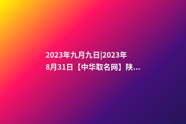 2023年九月九日|2023年8月31日【中华取名网】陕西XXX有限公司签约-第1张-公司起名-玄机派